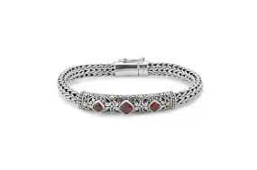 Trilang Bracelet- Garnet