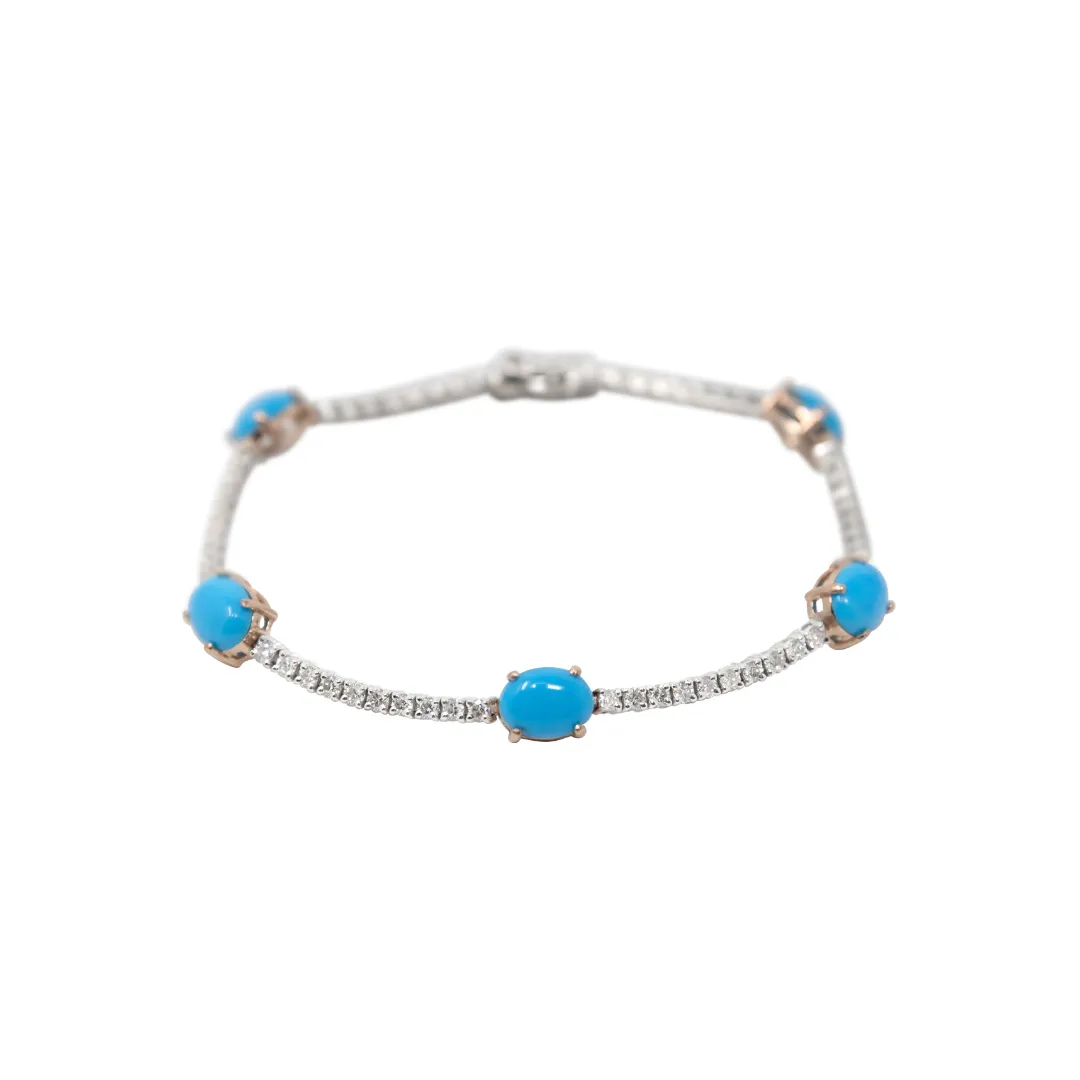 Turquoise Tonic & Gold Bracelet