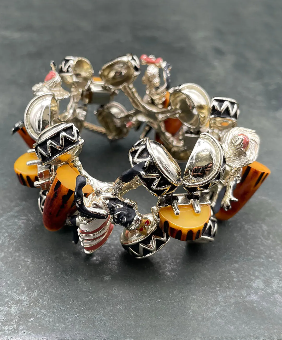 【USA輸入】ヴィンテージ CFW コンガ ドラマー ブレスレット/Vintage CFW Conga Drummer Bracelet