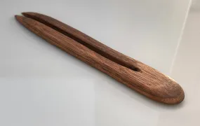 walnut wood hair pin, wooden hairpin,  shawl pin