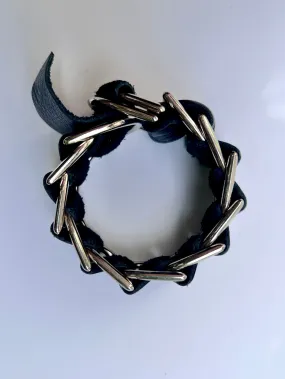 Woven Leather Cuff