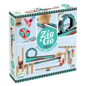 Zig & Go 28 piece set by Djeco - Science and Art Toys for Kids